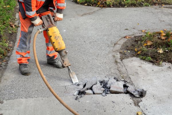 Concrete Sidewalk Removal in Pataskala