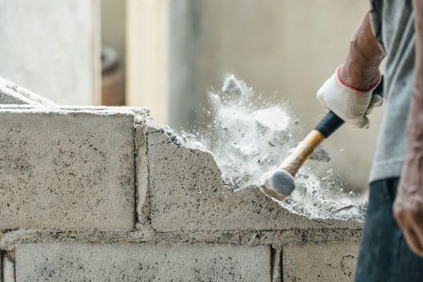 Block Wall Demolition in Pataskala